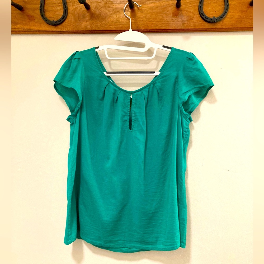 Lilly Pulitzer Green Blouse Size 4